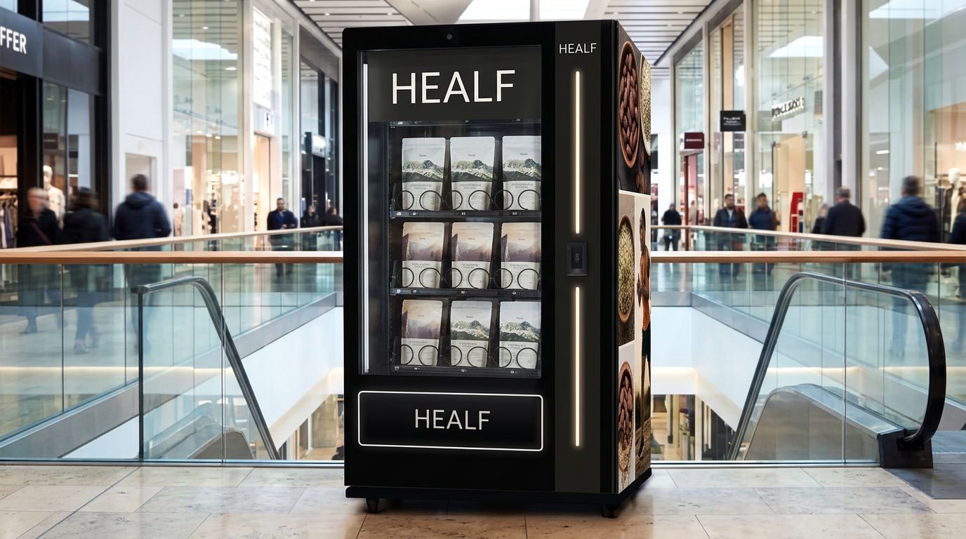 Healf Exclusive StoreFront machine