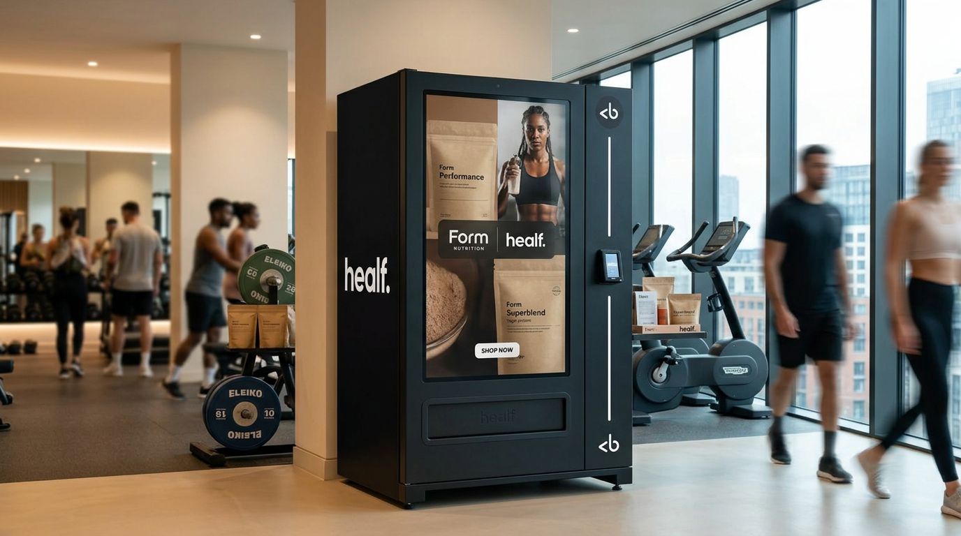 Healf machine in gym